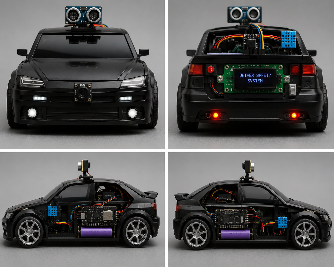Student build — driver safety sensor demo car