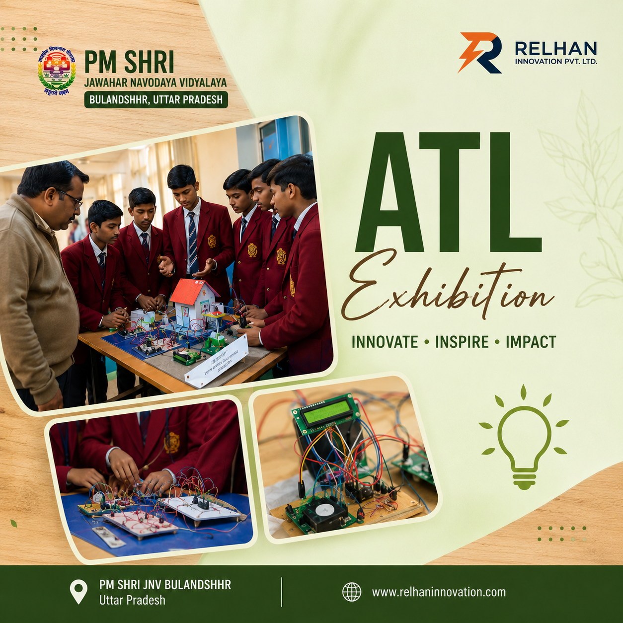 PM SHRI JNV Bulandshahr, Uttar Pradesh — ATL Exhibition