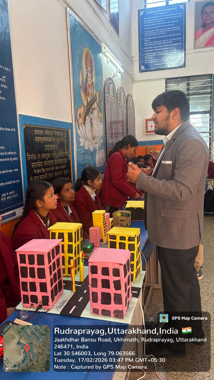 Students at a Relhan Innovation workshop or exhibition