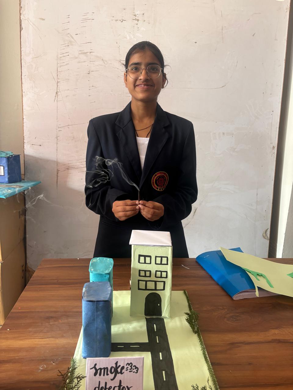 Students at a Relhan Innovation workshop or exhibition