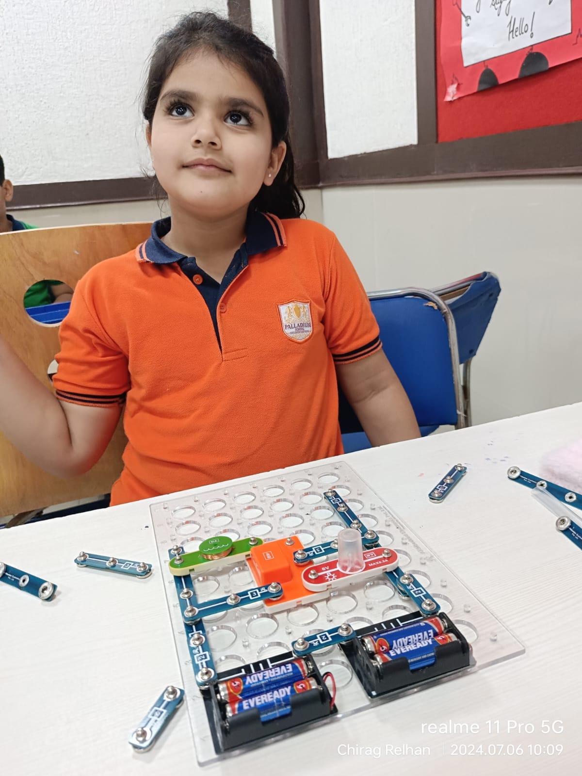 Students at a Relhan Innovation workshop or exhibition