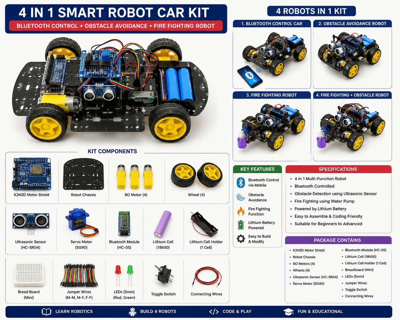 4-in-1 Robot Kit