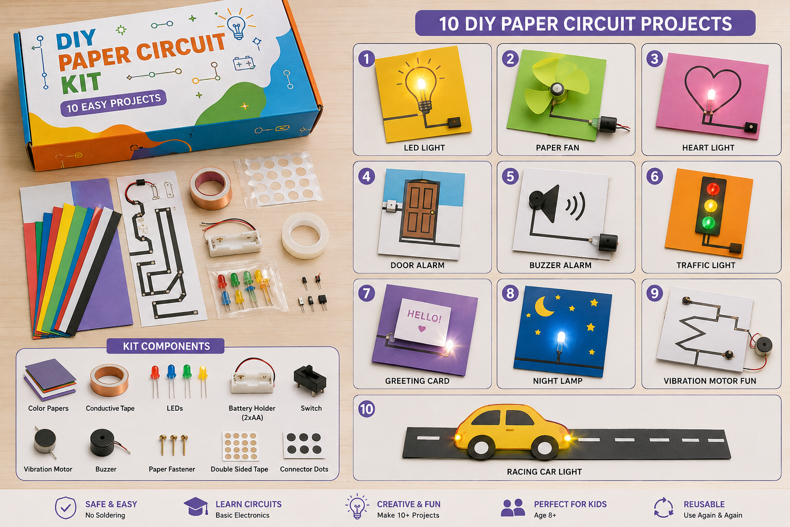 DIY Paper Circuit Kit